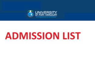 Uniport Admission List for 2020/2021 Session – (Merit List) is Out Uniport Admission List